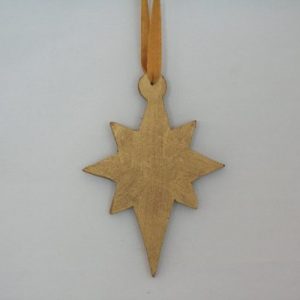 Wood Painted Hanging Star