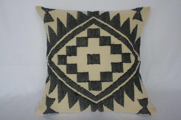 Woolen Dhaka Design Cushion Cover