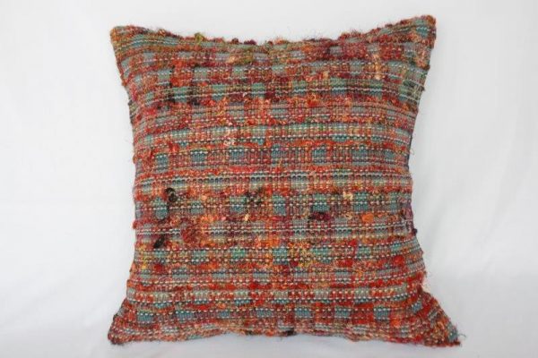 Cotton and Raw Silk Mix Cushion Cover