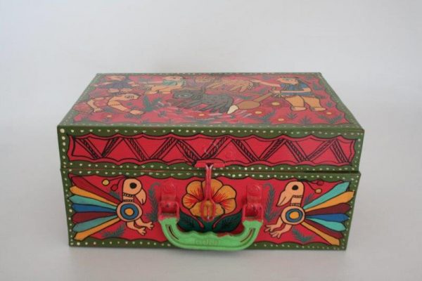 Mithila Painting Tin Box