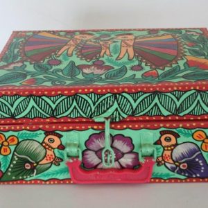 Mithila Painting Tin Box