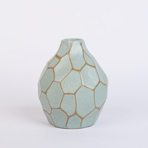 ceramic vase, Ball diamond unglazed vase