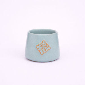 Cloud Motif Asian Size Tea Cup, Ceramic Cup