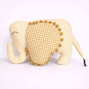 Sewing, Cotton elephant pillow