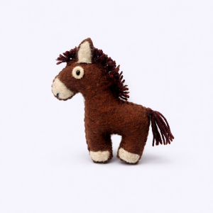 Felt, handmade, horse hanging