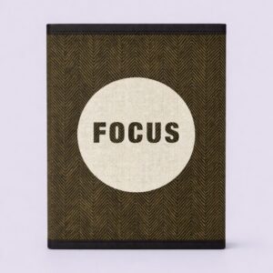 handmade, lokta paper, Olive Focus Notebook