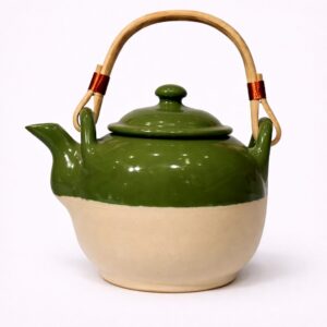 serene collectio teapot, ceramic