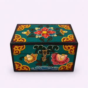 Floral Wooden Box, box, wooden box, ethical, sustainable, eco friendly, gifting, accessories, accessories box, jewelry