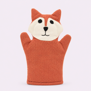 Fox Hand Puppet, hand puppet, sustainable, ethical, handmade, eco friendly, children, play, educational, gifting