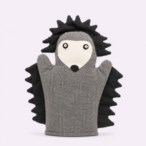 Hedgehog Hand Puppet, hand puppet, sustainable, ethical, handmade, eco friendly, children, play, educational, gifting