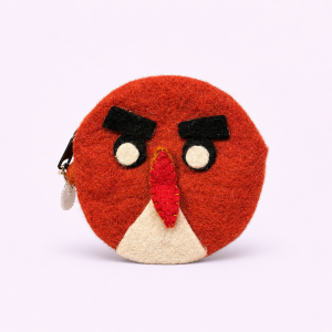Felt Bird Purse, felt purse, handmade purse, handmade felt purse, sustainable, ethical, eco friendly, handmade, gifting, wallet