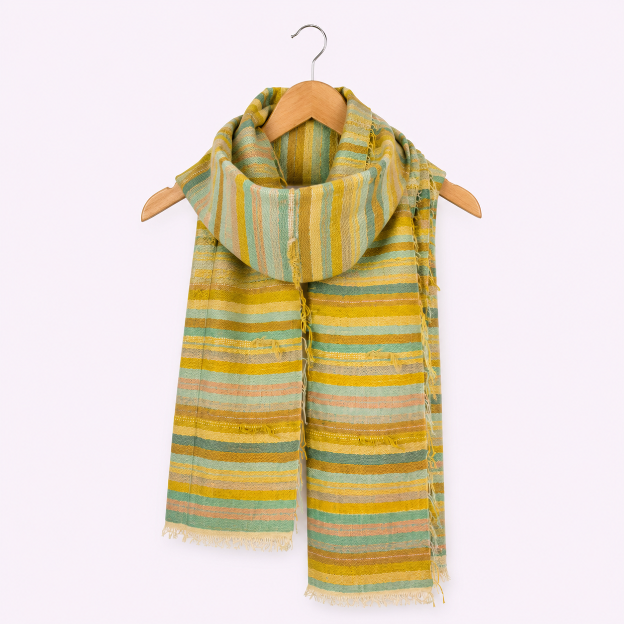 Heritage Stripe Cashmere Stole