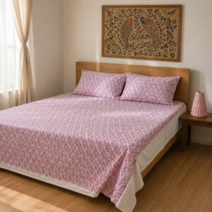100% cotton, made in nepal bedsheet. gift