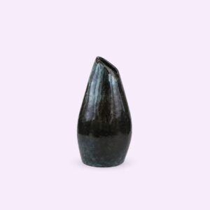 luster raku bud shaped vase, flower vase